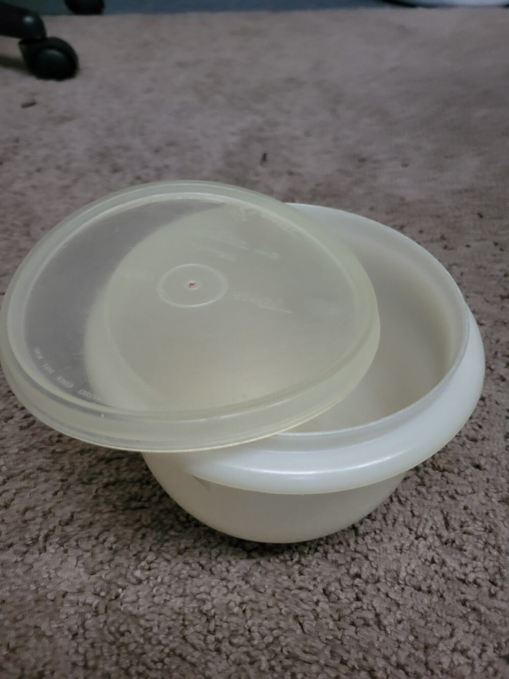 Vintage 1954 Tupperware Hand-O-Lier Mixing Bowl & Lid
